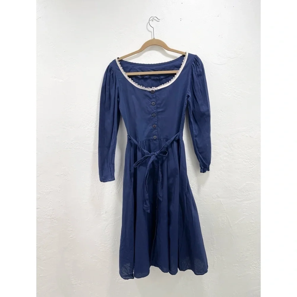 Gunne Sax Prairie Long Sleeve Dress - Picture 4 of 5